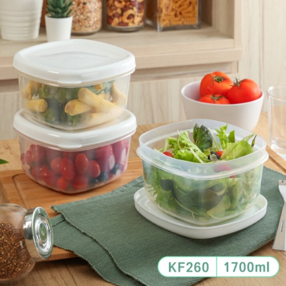 台灣製造 KEYWAY 優鮮保鮮盒： KF-260/ KF-2601 食物零食蔬果保鮮盒  嬰幼兒副食品 乾果盒 收納盒-細節圖7