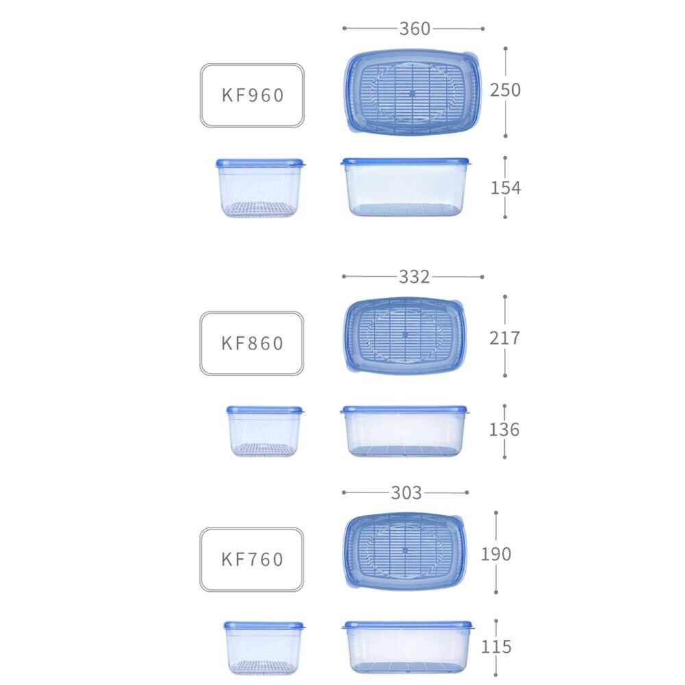 聯府 KEYWAY 優鮮保鮮盒： KF760 /KF860/ KF960 食物盒 保鮮盒 密封盒-細節圖4