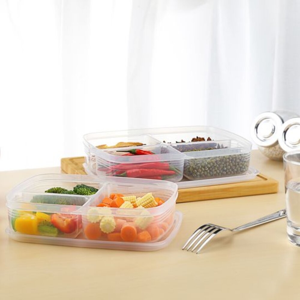 聯府 巧麗分格密封盒：G600/G800 食物儲存盒 收納盒 副食品盒-細節圖5