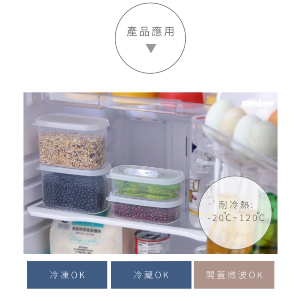 聯府 巧麗分格密封盒：G600/G800 食物儲存盒 收納盒 副食品盒-細節圖7