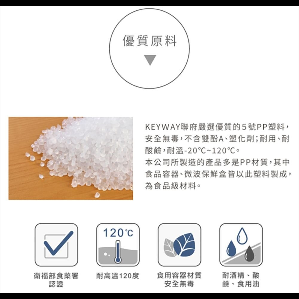 聯府 巧麗分格密封盒：G600/G800 食物儲存盒 收納盒 副食品盒-細節圖8