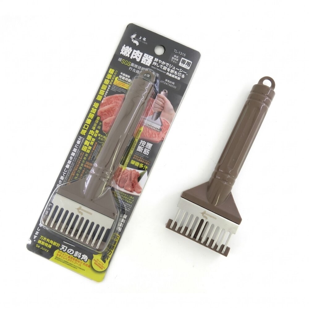 上龍 嫩肉器  TL-1315  肉片搥打器 鬆肉錘 斷筋叉 肉叉  鬆肉針 肉鎚 斷筋器 嫩肉錘-細節圖2