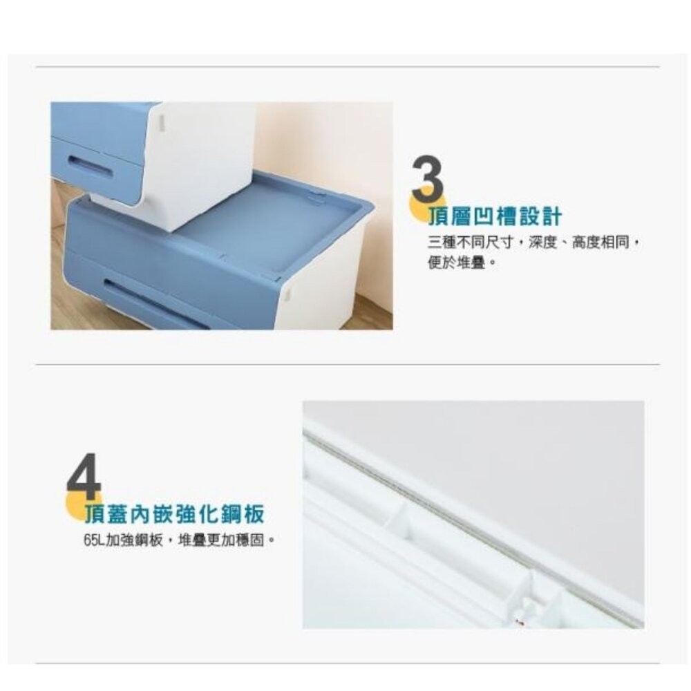 MIT 聯府 鄉村直取式整理箱65L-細節圖5