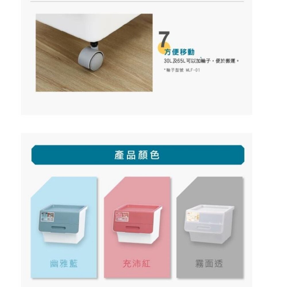 MIT 聯府 鄉村直取式整理箱65L-細節圖7