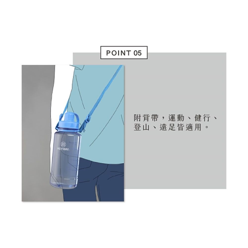 聯府 加水站水壺1.5L附背帶 ER-1500-細節圖9