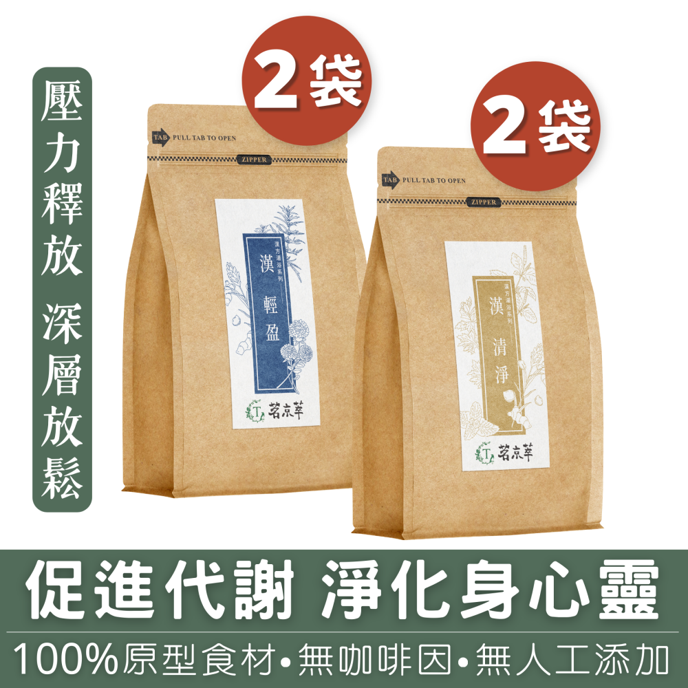 【7-ELEVEN門市團購】茗京萃-漢方SPA足浴湯包(漢清淨6入*2 + 漢輕盈6入*2)-細節圖2