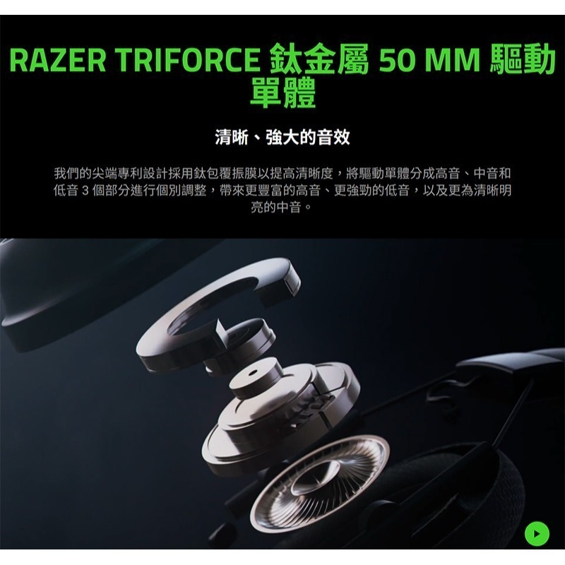 Razer 雷蛇 Blackshark V2 Pro 無線電競耳機 黑白 XBox PS 跨平台相容 無線耳麥-細節圖8