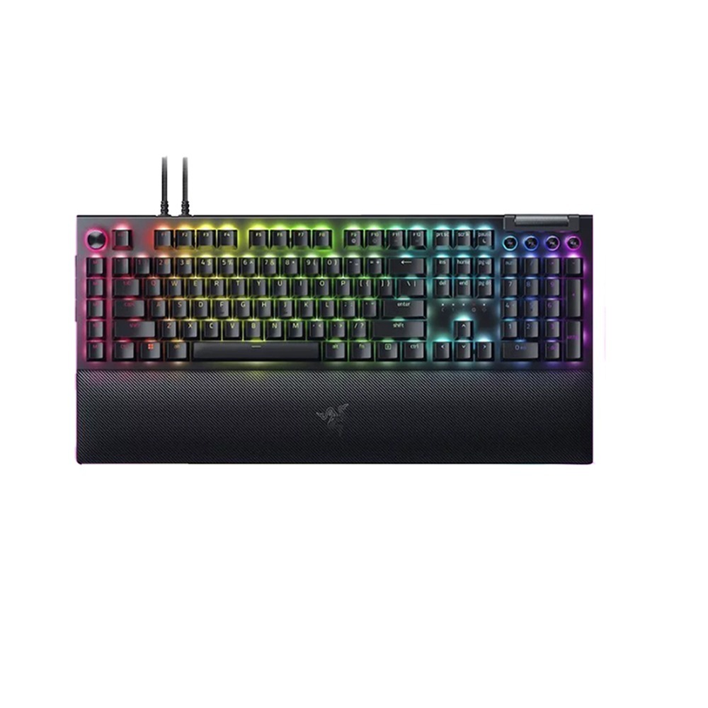 Razer 雷蛇 BlackWidow V4 Pro黑寡婦蜘幻彩版鍵盤 有線鍵盤 電競鍵盤 超薄光學鍵盤 中文鍵盤-細節圖2