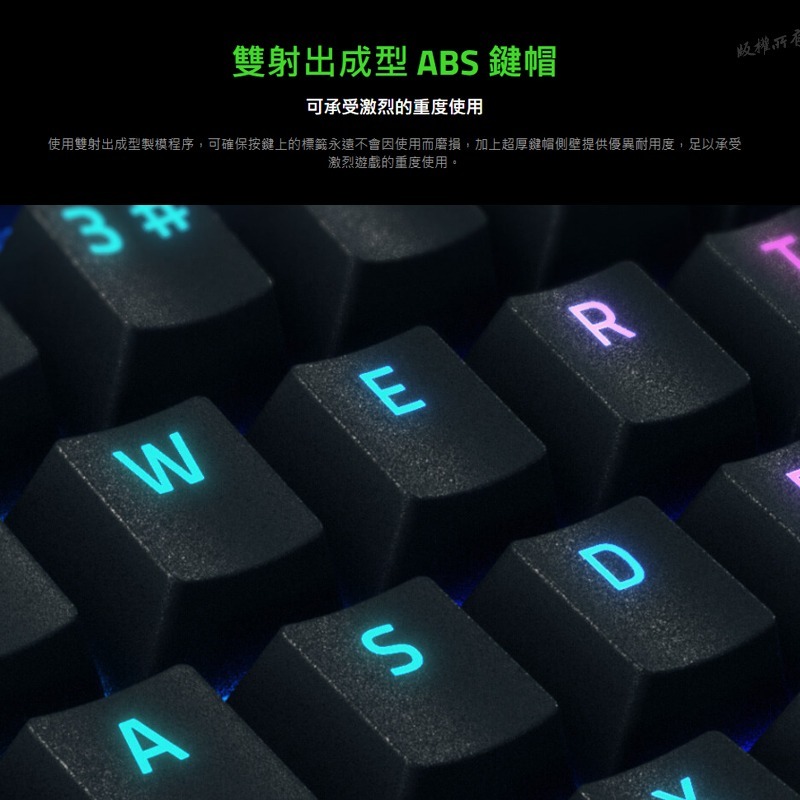 Razer 雷蛇 BlackWidow V4 Pro黑寡婦蜘幻彩版鍵盤 有線鍵盤 電競鍵盤 超薄光學鍵盤 中文鍵盤-細節圖9