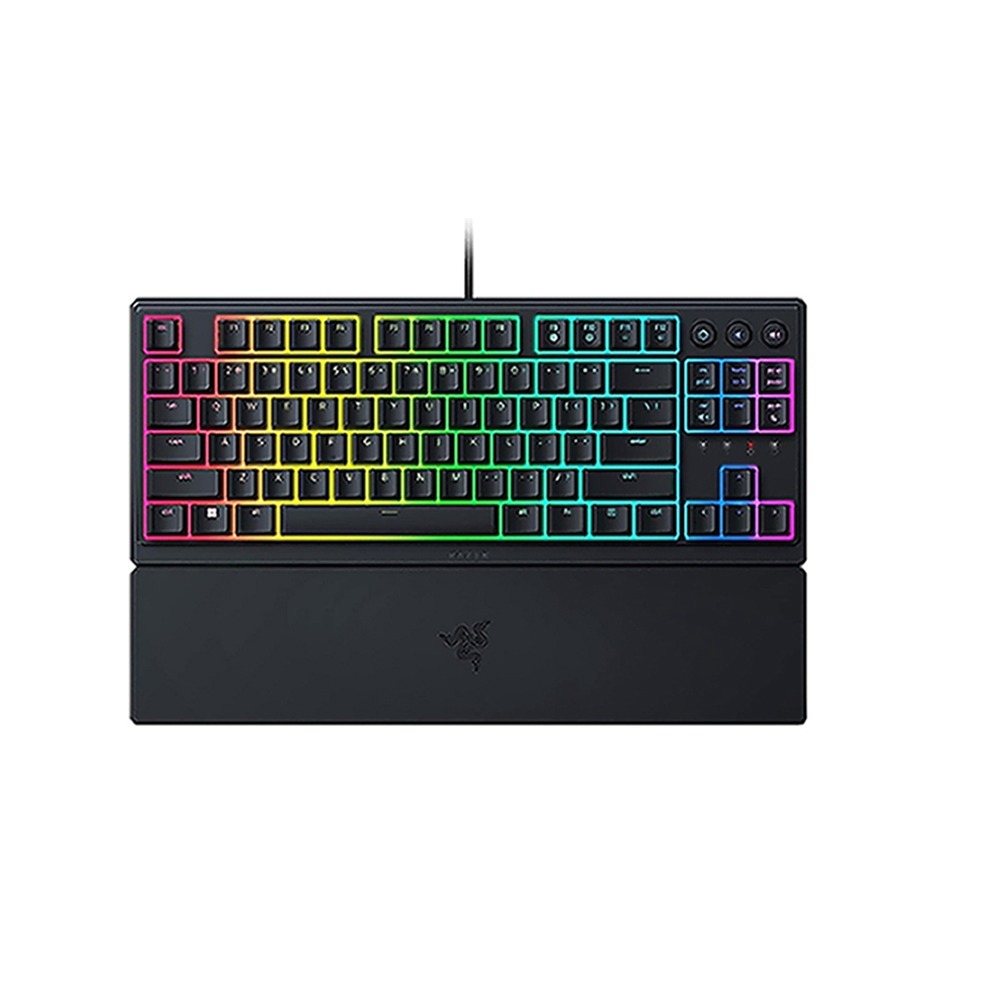 Razer 雷蛇 ORNATA V3  雨林狼蛛鍵盤 機械式按鍵軸 柔軟護腕墊 RGB 燈光 矮軸按鍵-細節圖2