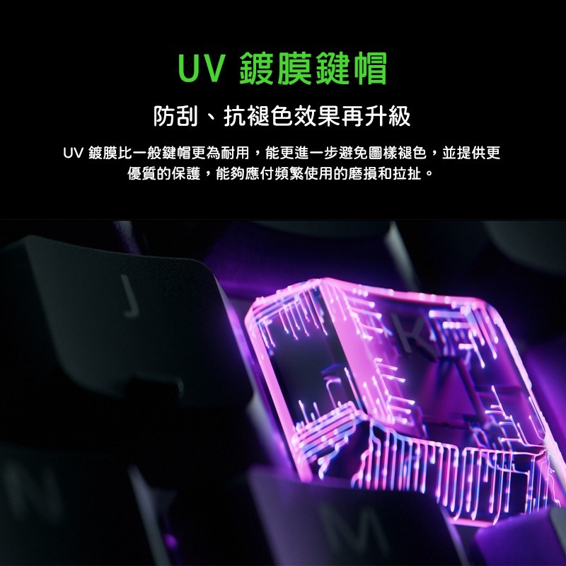 Razer 雷蛇 ORNATA V3 X 雨林狼蛛鍵盤 靜音薄膜按鍵軸 防潑水 人體工學護腕墊-細節圖6