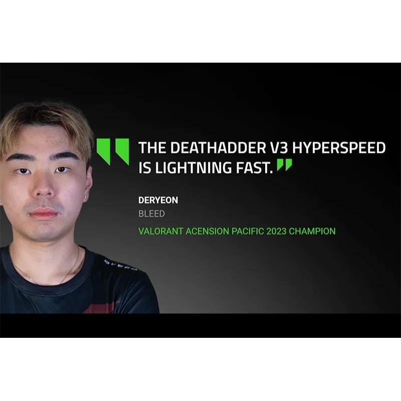 Razer 雷蛇 DeathAdder V3 HyperSpeed 無線電競滑鼠 輕量滑鼠 人體工學設計 光學感測器-細節圖9