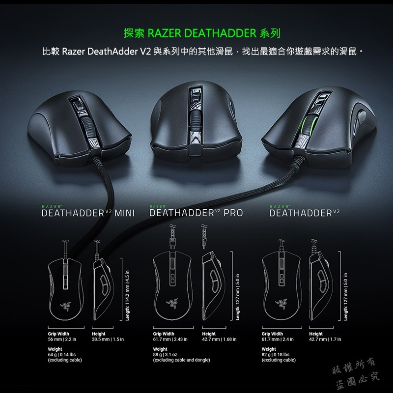 Razer 雷蛇 DeathAdder V2 Pro 煉獄奎蛇 電競滑鼠 遊戲滑鼠 無線滑鼠 藍芽滑鼠-細節圖9