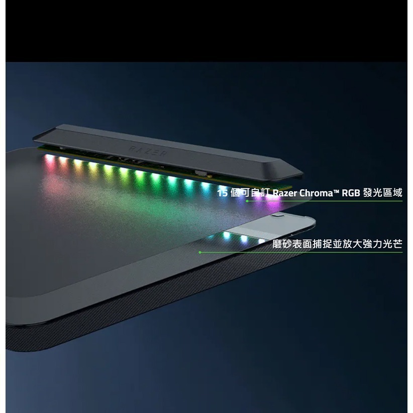 Razer 雷蛇 FIREFLY V2 PRO 烈焰神蟲 滑鼠墊 全平面背光設計 紋理表面 雷蛇滑鼠墊 鼠墊-細節圖5