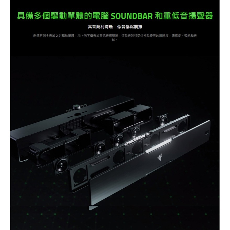 Razer 雷蛇 LEVIATHAN V2 Pro 利維坦巨獸 喇叭 重低音揚聲器 環繞音效-細節圖4