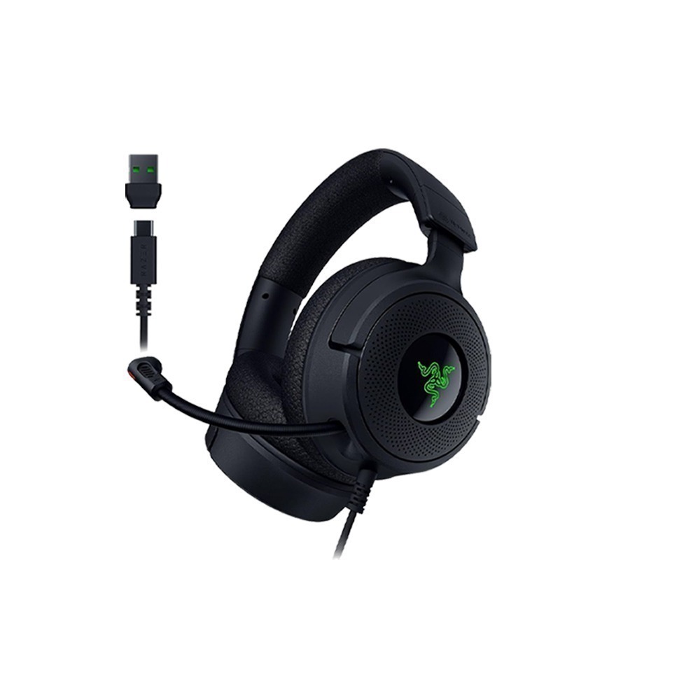 Razer 雷蛇 KRAKEN V4X 北海巨妖 有線電競耳機 伸縮式麥克風 7.1聲道 雷蛇耳機 藍芽耳機 電競耳機-細節圖2