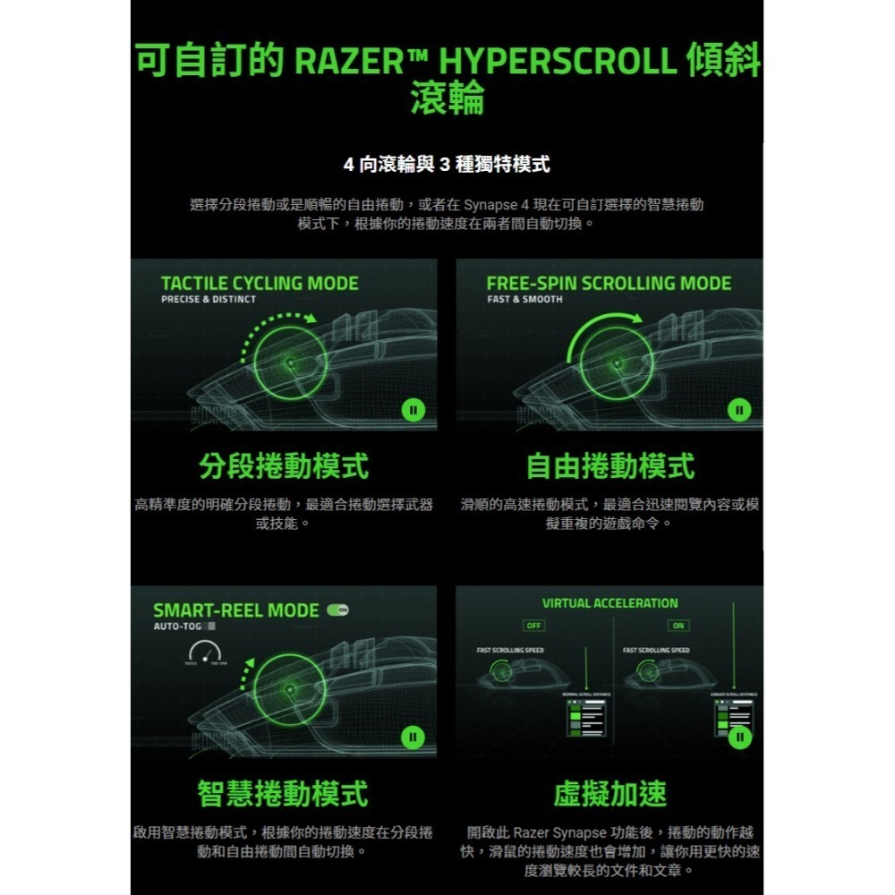 Razer 雷蛇 BASILISK V3 35K 電競滑鼠 可編程按鍵 光學感測器 有線滑鼠 雷蛇滑鼠 遊戲滑鼠-細節圖4