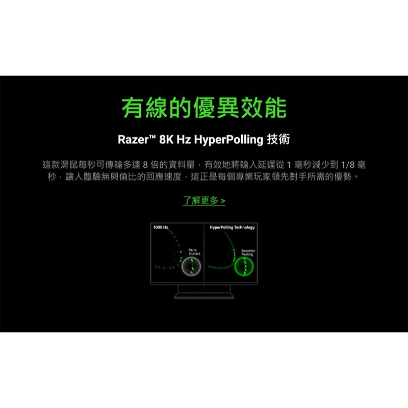 RAZER 雷蛇 DEATHADDER V3煉獄奎蛇 有線滑鼠 超輕量設計/人體工學設/光學按鍵軸-細節圖4