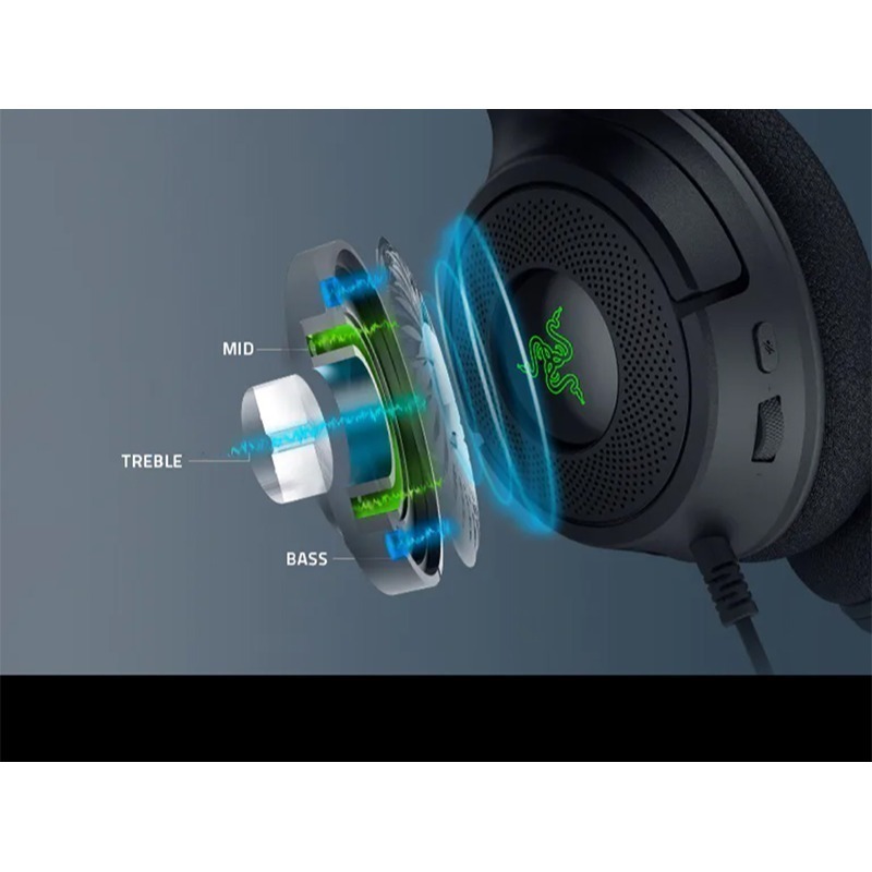 Razer 雷蛇 Kraken V4 X 北海巨妖 電競耳機 Minecraft 限定版 7.1聲道 有線耳機 雷蛇耳機-細節圖4