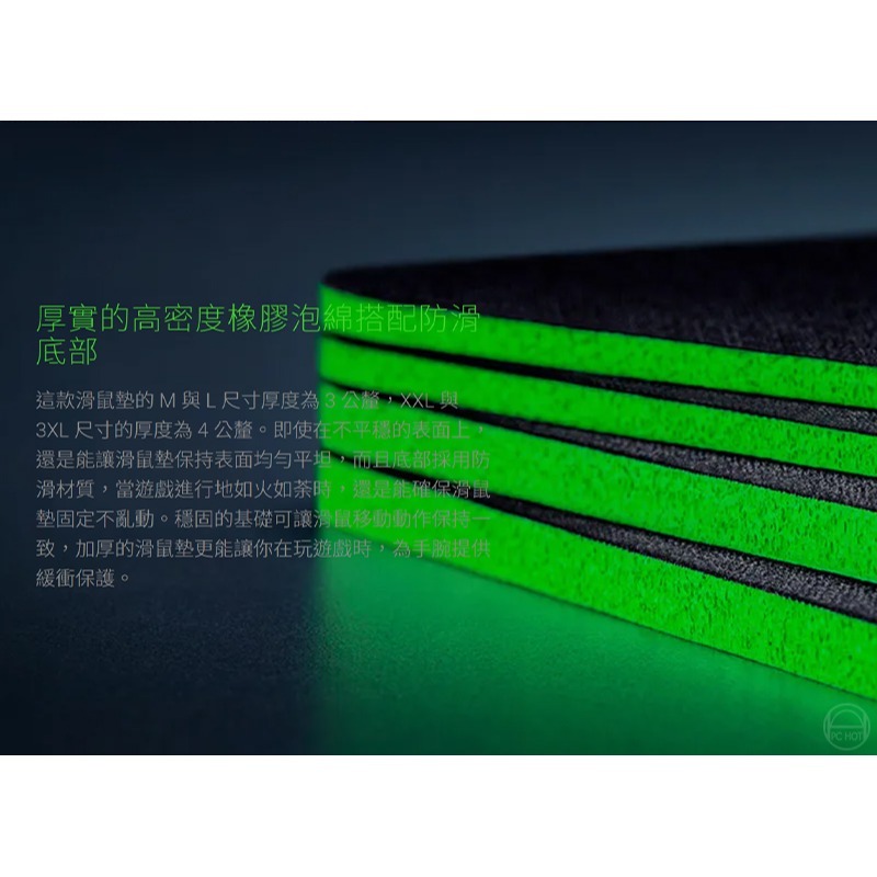 Razer 雷蛇 Gigantus V2 巨甲蟲 滑鼠墊 M Minecraft 限定版 編織紋理 防滑底部-細節圖7