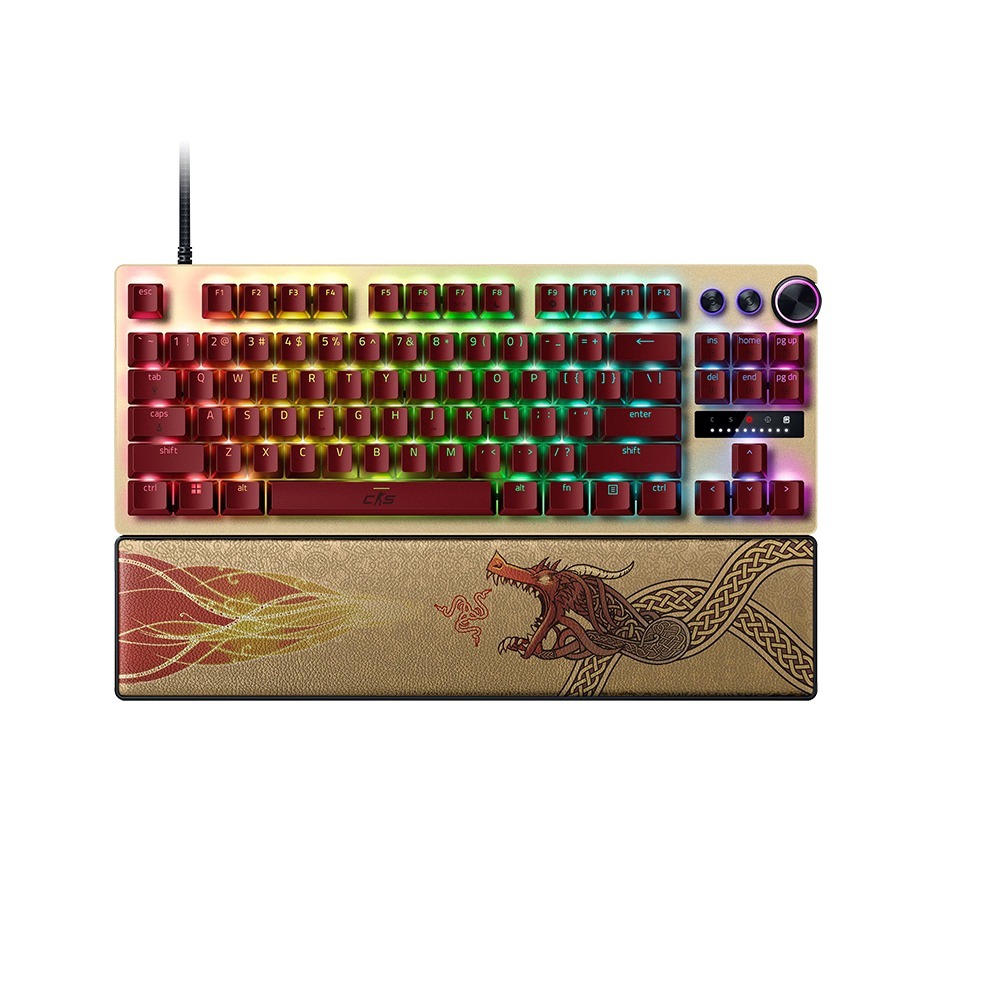 Razer 雷蛇 Huntsman V3 Pro TKL 獵魂光蛛 電競鍵盤 CS2聯名 快速觸發 機械鍵盤-細節圖2
