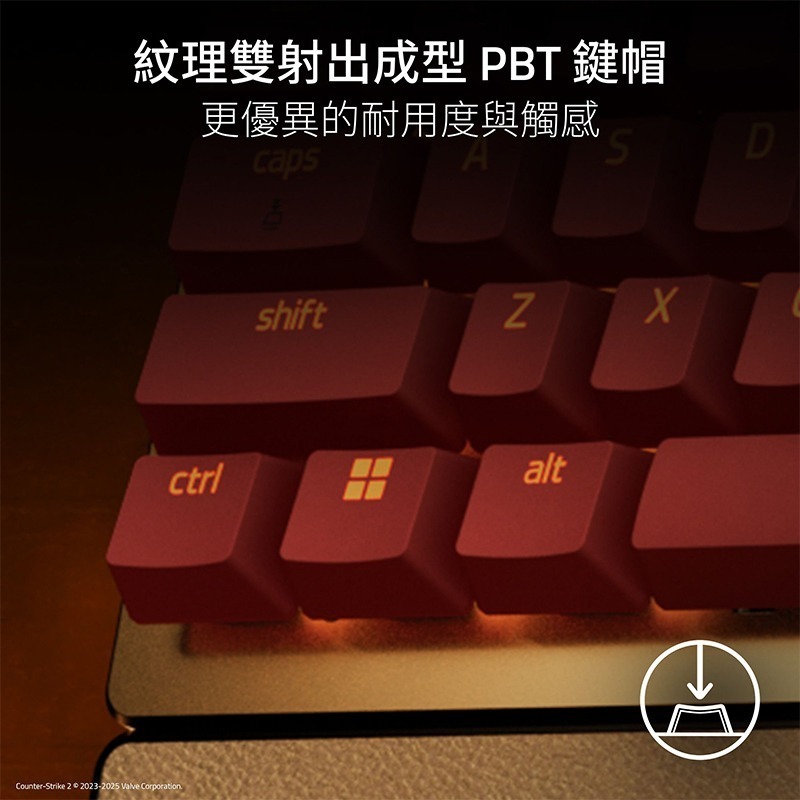 Razer 雷蛇 Huntsman V3 Pro TKL 獵魂光蛛 電競鍵盤 CS2聯名 快速觸發 機械鍵盤-細節圖8