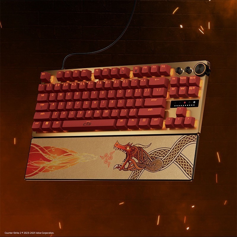 Razer 雷蛇 Huntsman V3 Pro TKL 獵魂光蛛 電競鍵盤 CS2聯名 快速觸發 機械鍵盤-細節圖3
