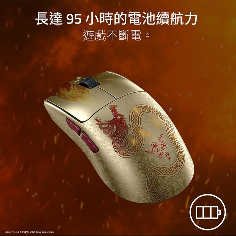 Razer 雷蛇 VIPER V3 PRO 毒蝰 CS2聯名 無線電競滑鼠 輕量滑鼠 光微動 遊戲滑鼠 電競滑鼠-細節圖9