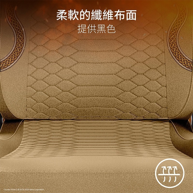 Razer 雷蛇 Iskur V2 X CS2 聯名款 電競椅 內置腰枕 高密度泡棉 2D扶手 電腦椅 辦公椅 賽車椅-細節圖6