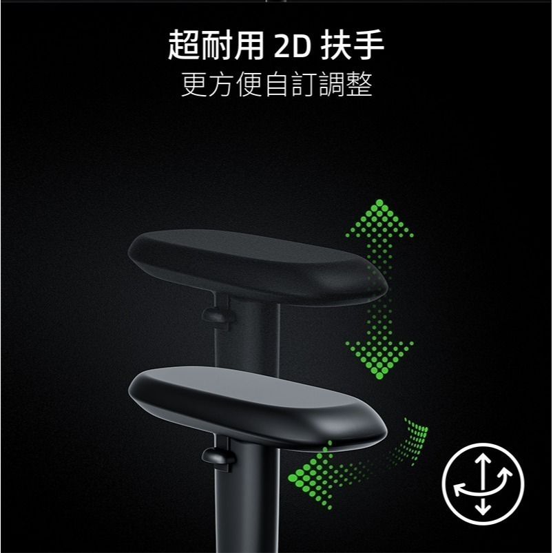 Razer Iskur V2 X NewGen 電競椅 抗剝落材質 內建腰部支撐 散熱泡棉坐墊 電腦椅 辦公椅-細節圖8
