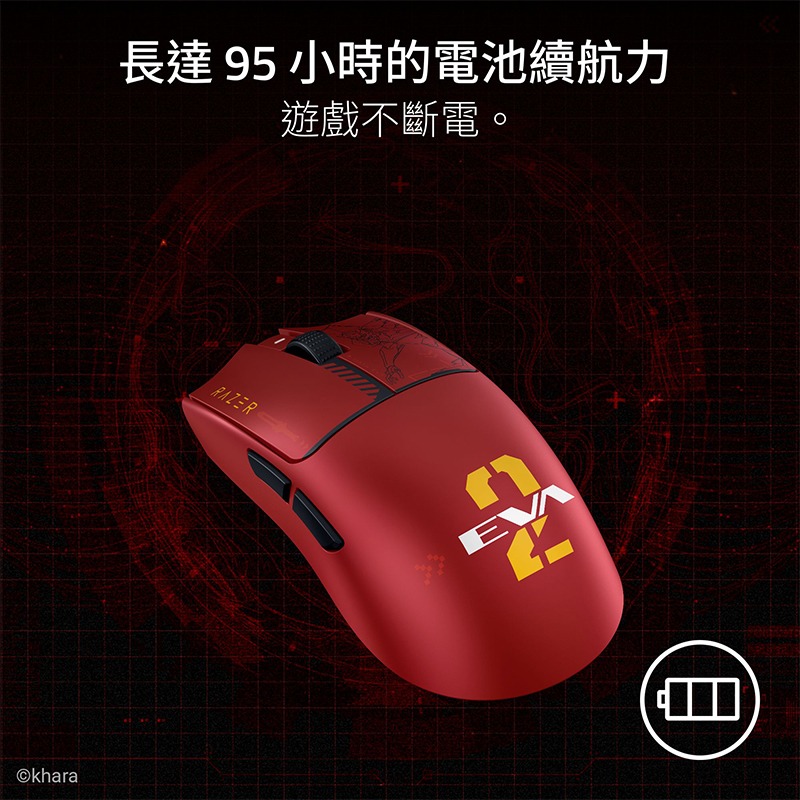 Razer 雷蛇 VIPER V3 PRO 毒蝰 EVA聯名 無線電競滑鼠 光學微動 遊戲滑鼠 電競滑鼠 輕量滑鼠-細節圖9