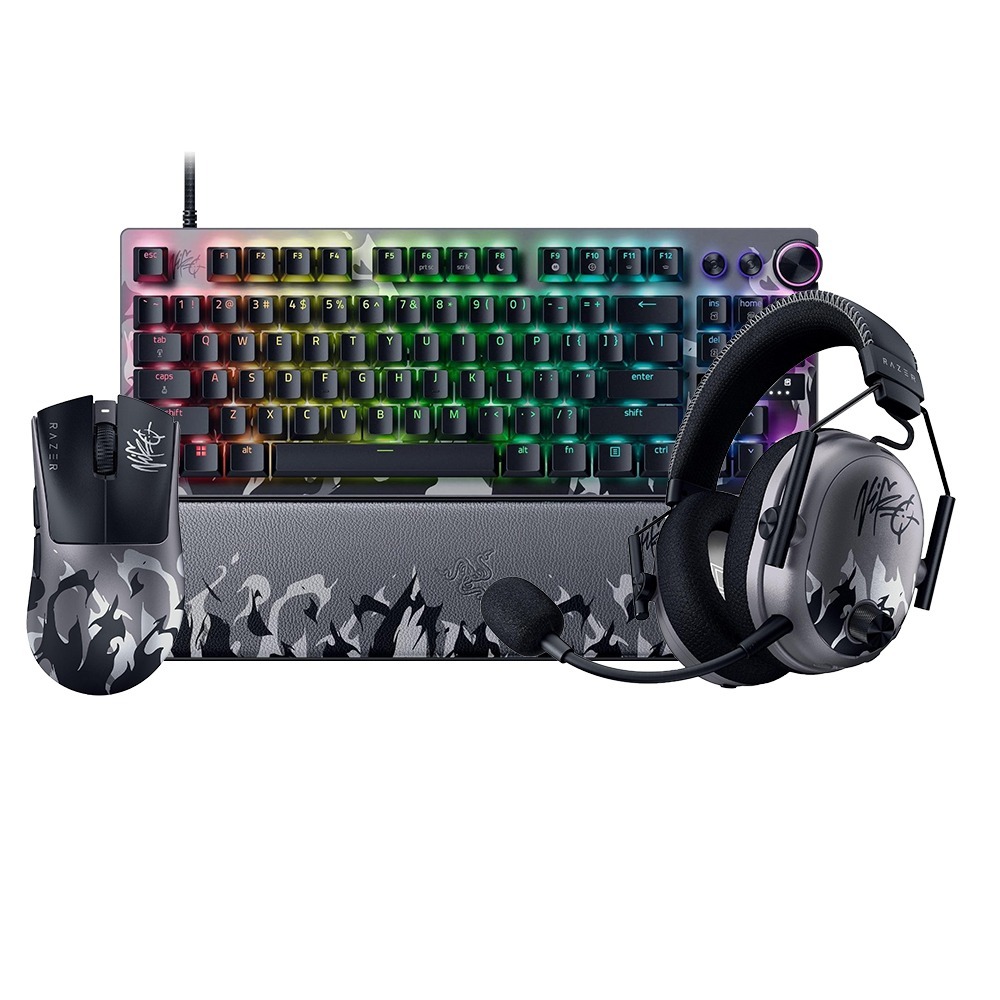 Razer 雷蛇 NiKo 聯名套組 獵魂光蛛 V3 Pro TKL 8K 煉獄奎蛇 V4 Pro 黑鯊 V3 Pro-細節圖2