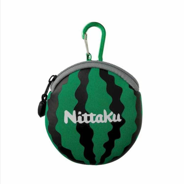 <雙勝乒乓>日本進口，NITTAKU西瓜/哈密瓜置球盒，可放三顆。(球是示意圖哦)-規格圖3