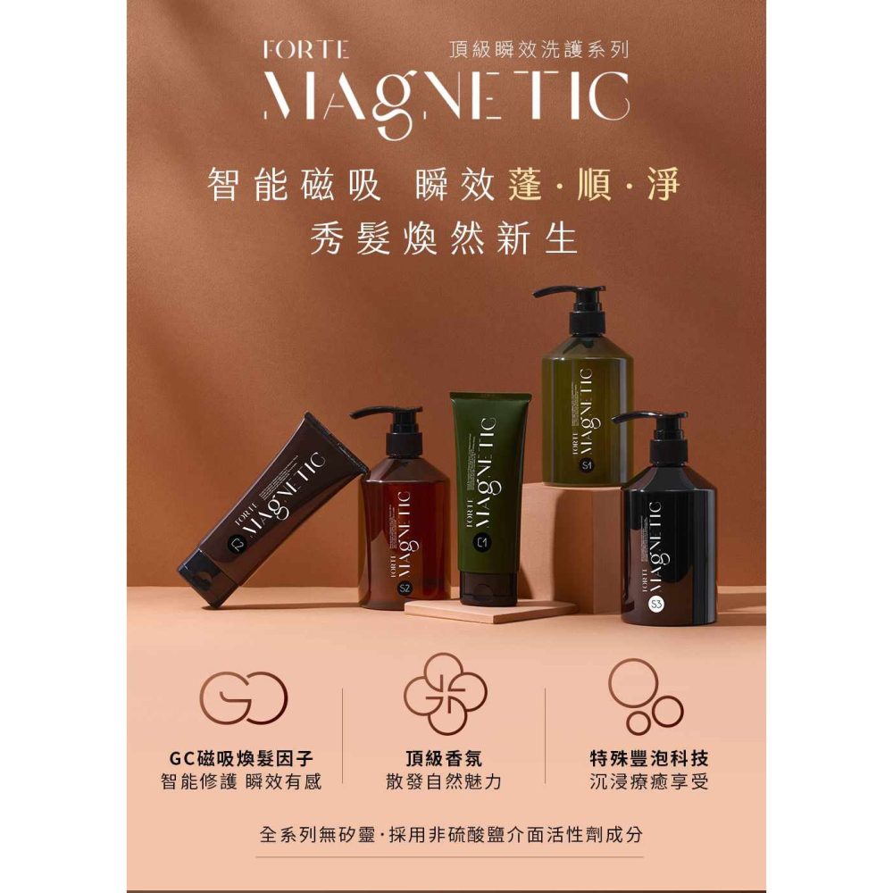 FORTE Magnetic C1 清爽護髮素/150g-細節圖4