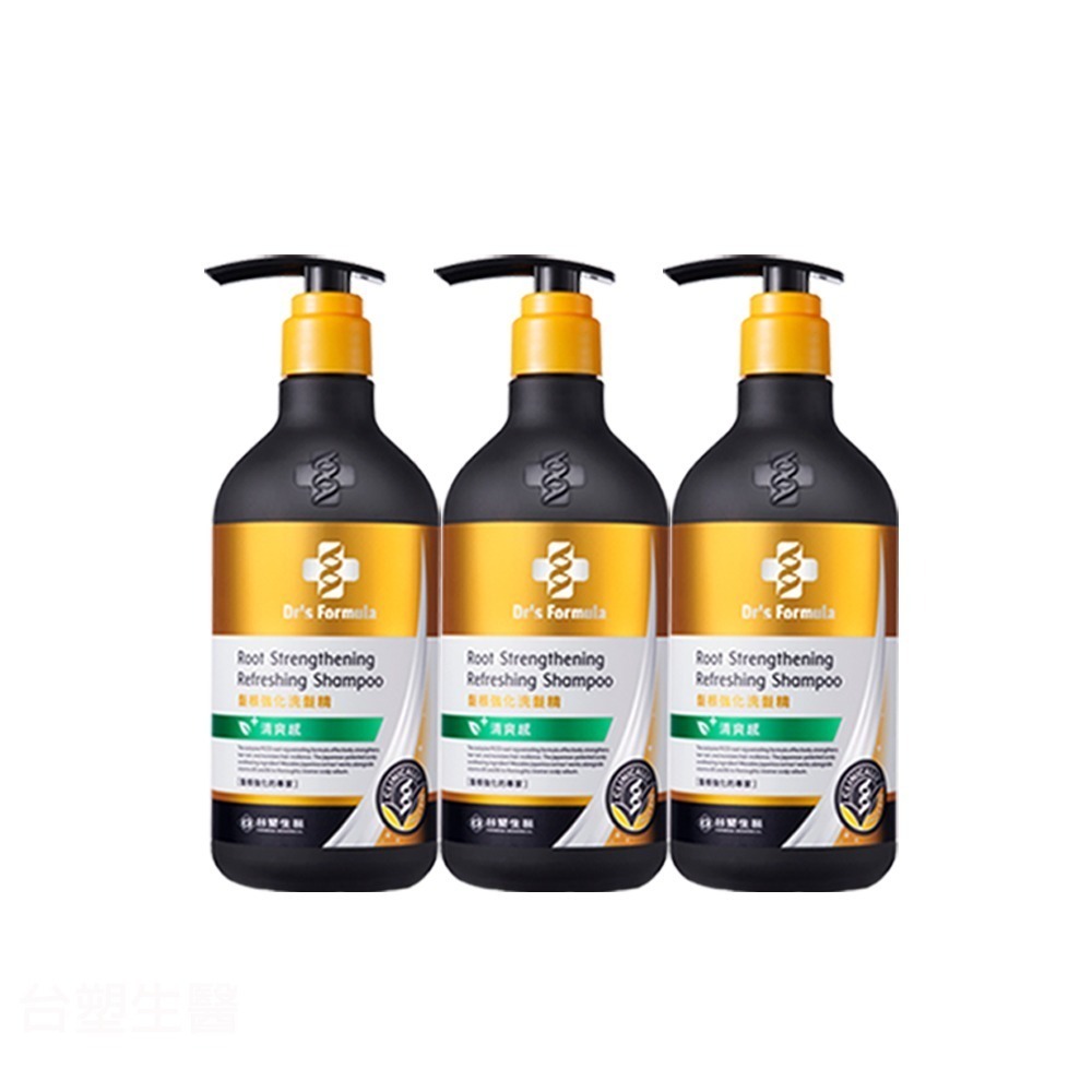 台塑生醫Dr＇s Formula《洗髮精》洗髮精 3入 促銷組 三代 頭皮護理 控油抗屑 髮根強化 長庚台塑團隊把關-規格圖10