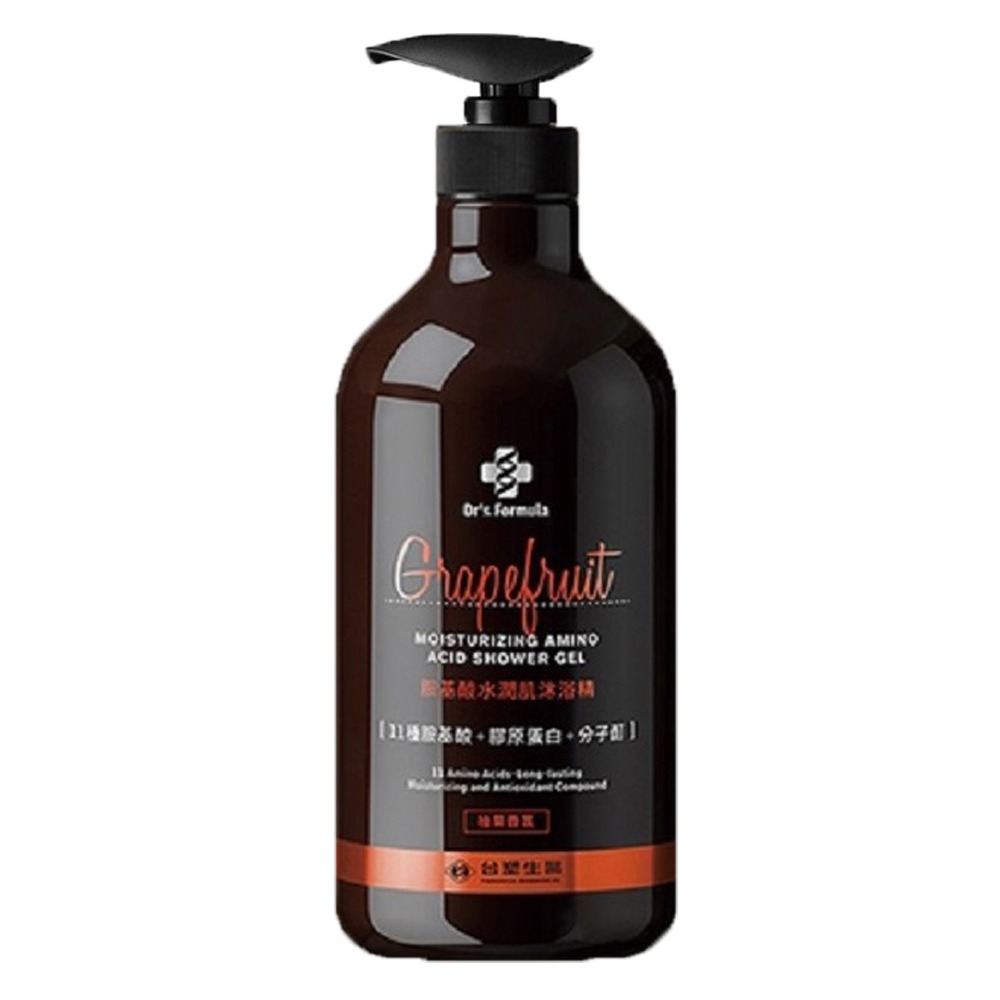 效近 台塑生醫 Dr＇s Formula 沐浴乳 清爽肌 保濕 柚果香氛 雪皂 冰川 琥珀 沐浴乳 沐浴精-規格圖5