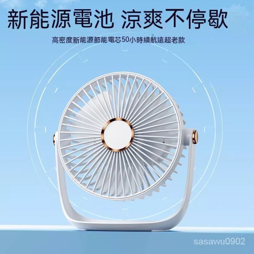 【超大容量續航】桌上型電風扇 充電風扇 嬰兒靜音風扇 USB風扇 插電小風扇 攜帶型電風扇 迷你風扇 涼感風扇 露營風扇-細節圖7