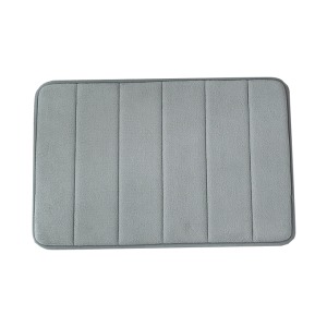 【生活好室】加厚珊瑚絨地墊 記憶地墊 腳踏墊 防滑墊腳踏墊 浴室腳踏墊 吸水地墊 臥室地墊 記憶棉吸水地墊 地墊-細節圖2