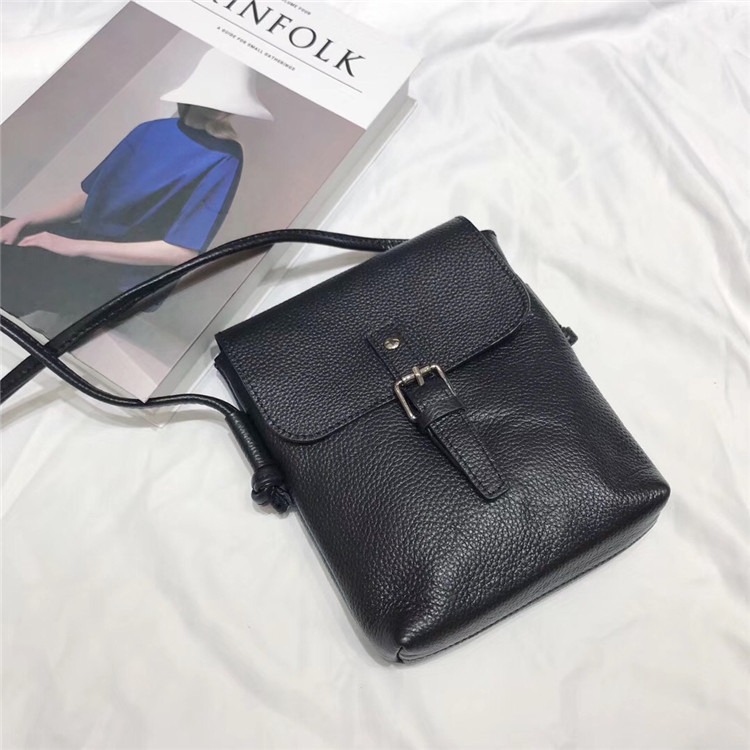 【生活好室】單肩復古真皮小包 頭層牛皮 手機包 單肩 側背包 小牛皮包 單肩包 真皮包包  軟皮真皮小包-細節圖3