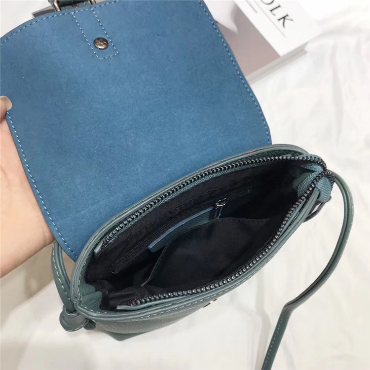 【生活好室】單肩復古真皮小包 頭層牛皮 手機包 單肩 側背包 小牛皮包 單肩包 真皮包包  軟皮真皮小包-細節圖4