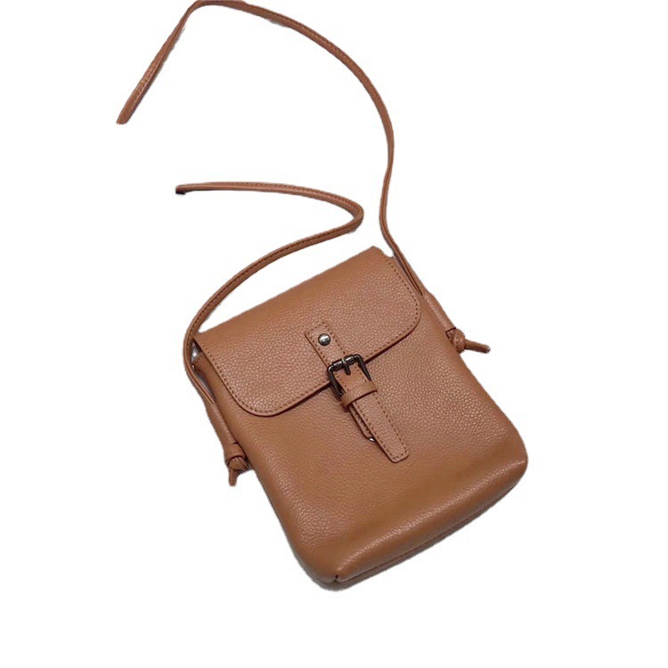 【生活好室】單肩復古真皮小包 頭層牛皮 手機包 單肩 側背包 小牛皮包 單肩包 真皮包包  軟皮真皮小包-細節圖5