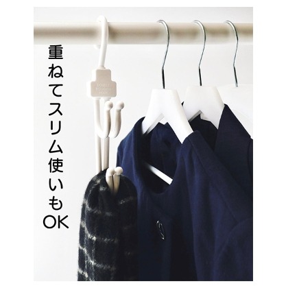 【生活好室】日本製 可旋轉式吊掛勾 掛勾 旋轉 衣掛勾 吊架 帽架 包包架-細節圖4