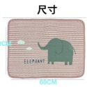 大象純棉地墊