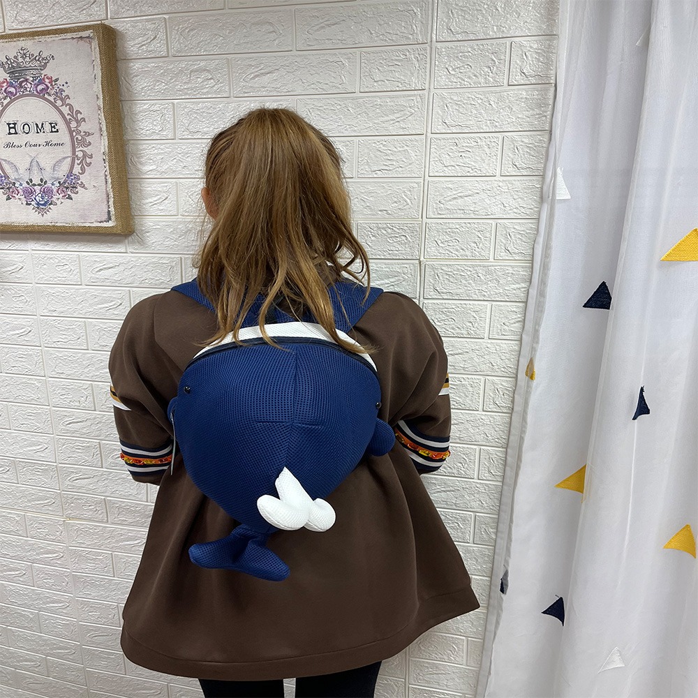 【生活好室】鯨魚造型抗菌背包 後背包 兒童背包 兒童包包 小朋友包包 小背包 小孩後背包 鯨魚包包 兒童節 禮物-細節圖5