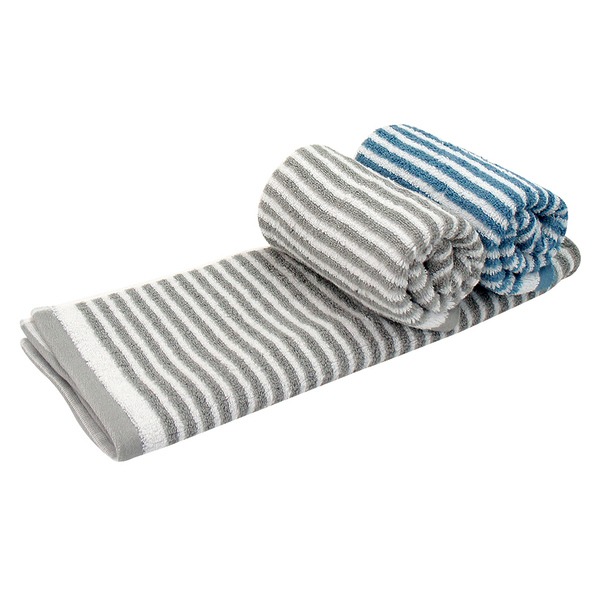 【旺旺來居家生活】大和化工認證 抗菌條紋浴巾 毛巾 小方巾 臺灣製造MIT 100%棉 全棉觸感 巾 33X35CM-細節圖8