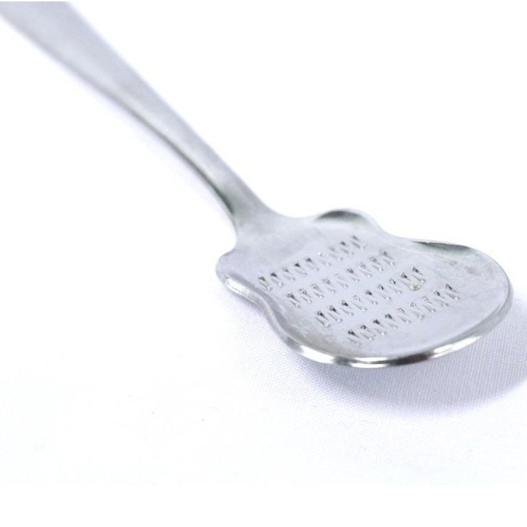 【生活好室】日本製 二合一不鏽鋼磨泥匙  迷你不鏽鋼磨薑湯匙 磨泥勺 磨蒜 磨薑 磨泥匙  磨泥 湯匙磨皮 現貨-細節圖3