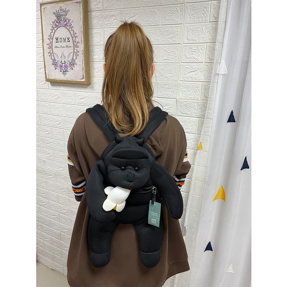 【生活好室】 黑猩猩 造型抗菌後背包 後背包 兒童背包 背包 造型背包 抗菌背包 後背包男 後背包女 禮物-細節圖2