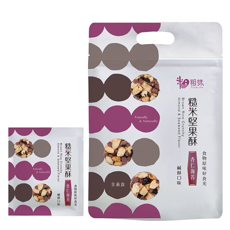 【粗味】糙米堅果酥/南瓜子蔓越莓/杏仁海苔/玉米水果酥/藜麥夏豆米果/藜麥核桃米果-細節圖4