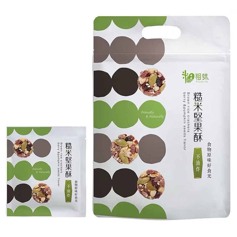 【粗味】糙米堅果酥/南瓜子蔓越莓/杏仁海苔/玉米水果酥/藜麥夏豆米果/藜麥核桃米果-細節圖5