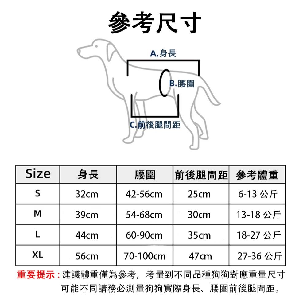 輔助帶 受傷狗狗 後腿輔助 背帶 老齡犬 輔助 背帶 老犬  減壓狗 戒護用 輔助出行-細節圖4